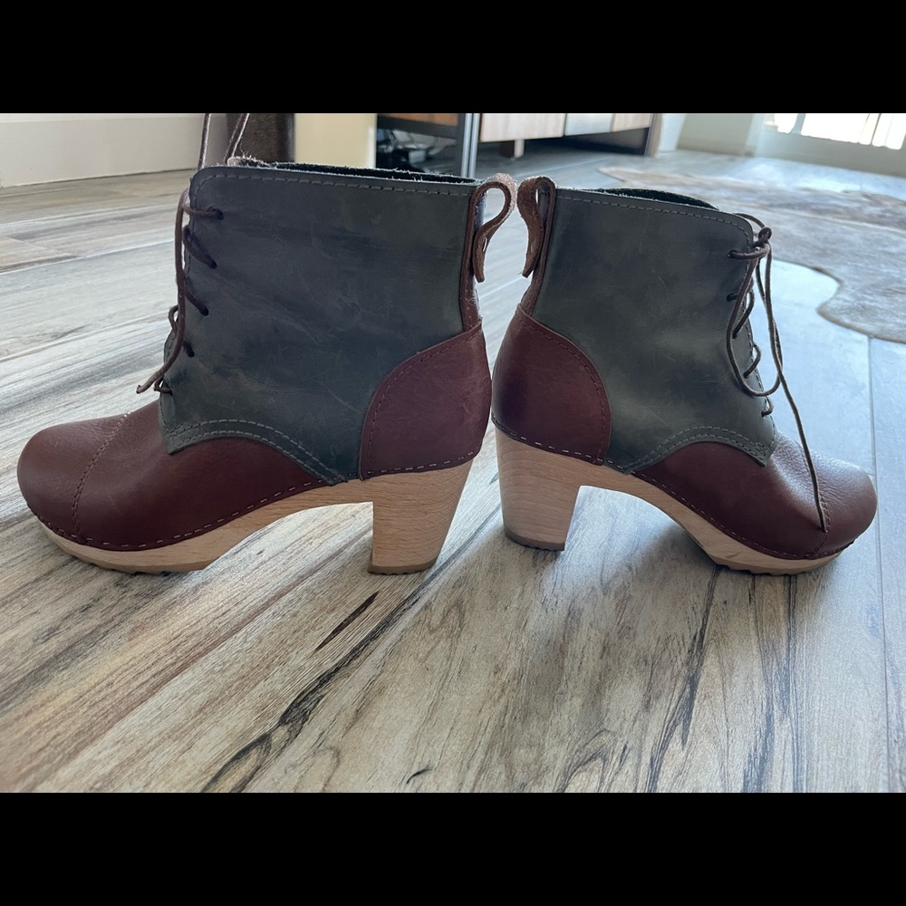 Bryr Handmade ankle leather boots, size 36